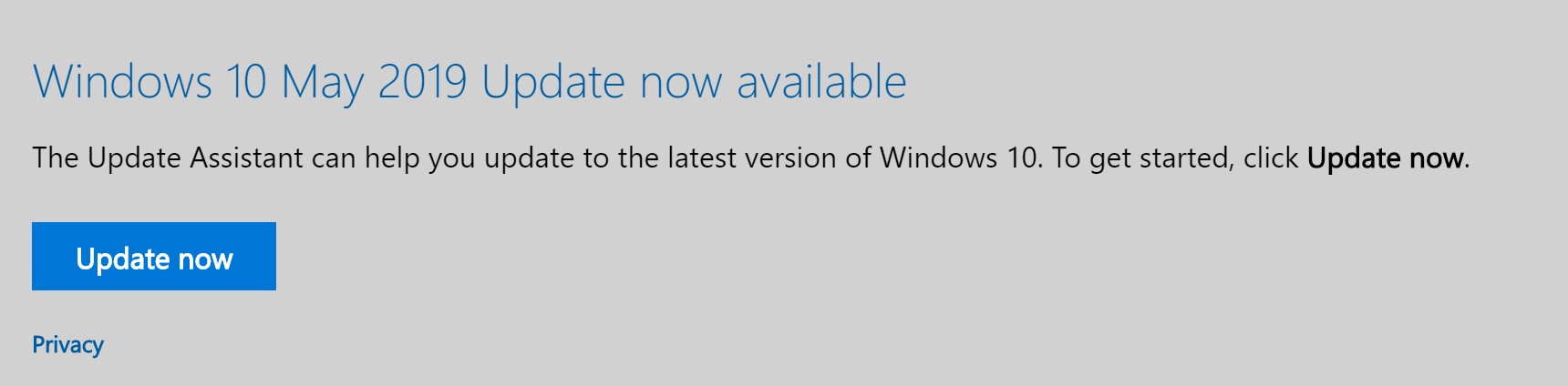 Windows 10 Update